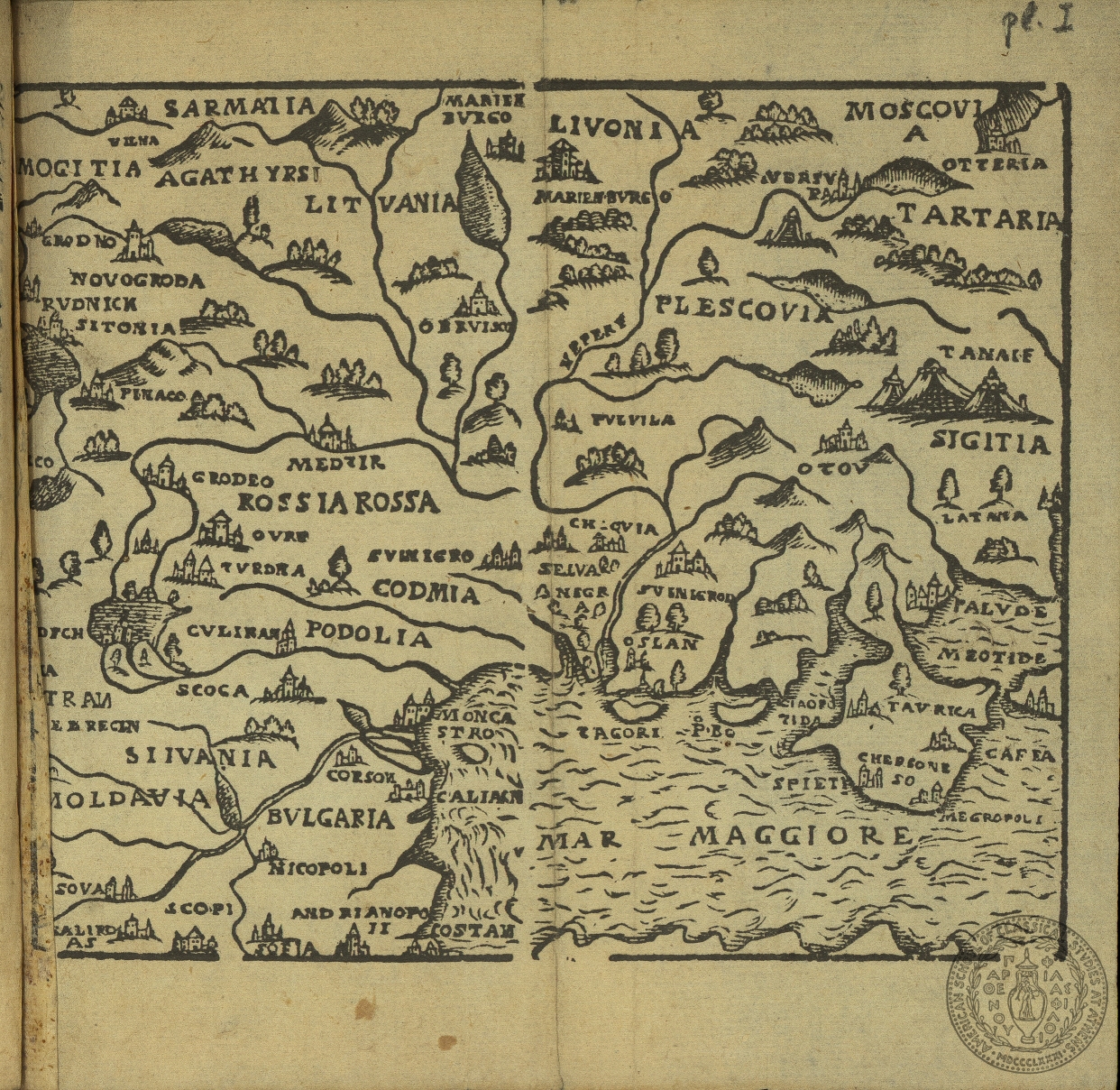 [Map of eastern Balkans]